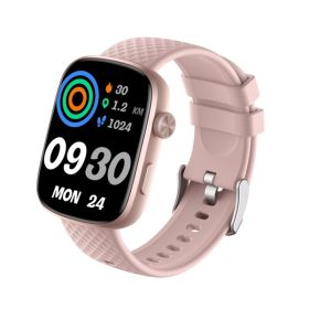 Smart Watch Bluetooth Call &1.95 HD Screen -Heart Rate SpO2 Sleep Monitor, 3ATM Waterproof Fitness Tracker For IoS Android (Option: Pink)