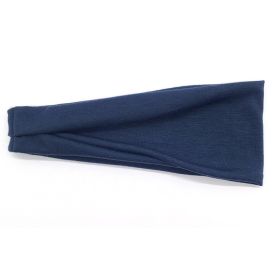 Women Headband Solid Color Twist Cotton Wide Turban Twist Knitted Cotton Sport Yoga Hairband Twisted Knotted Headwrap (Color: Lavender)
