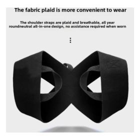 Fitness Heavy Shoulder Straps, Adjustable Fitness Posture Corrector Training Straps, Back Straightener Posture Corrector For Men Weight Training, (Option: L)